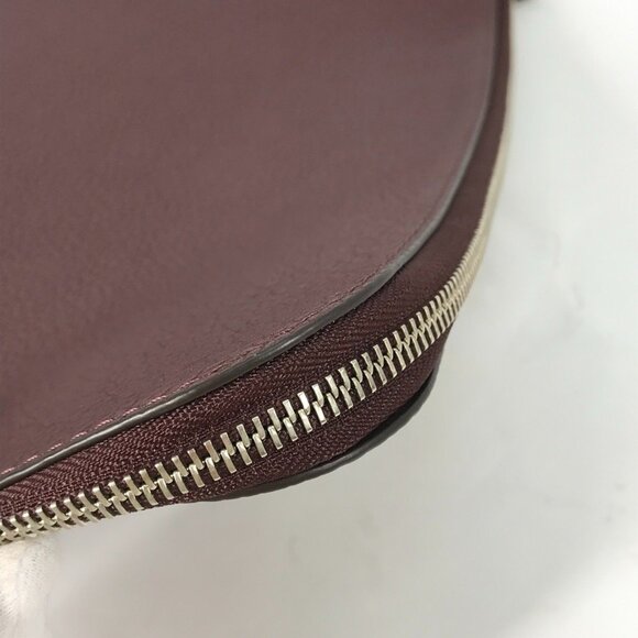 LOUIS VUITTON Brown Leather Pochette Clutch Bag - Picture 9 of 15